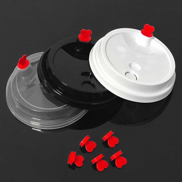 Coffee Cup Lids (HY-CCL-1) - Lock-Up Lids -1 (Pack of 250) - Image 2