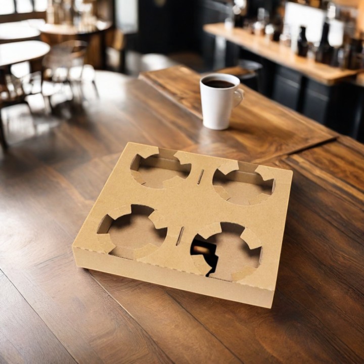 Corrugated Paper Cup Holders (CM-PCH-2) - Double Cups(Pack Of 250) - Image 16