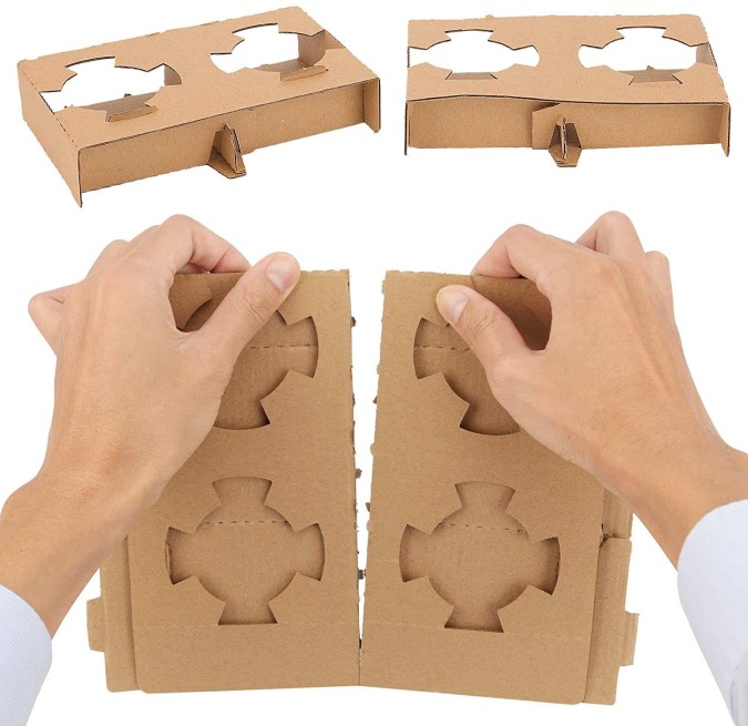 Corrugated Paper Cup Holders (CM-PCH-2) - Double Cups(Pack Of 250) - Image 4