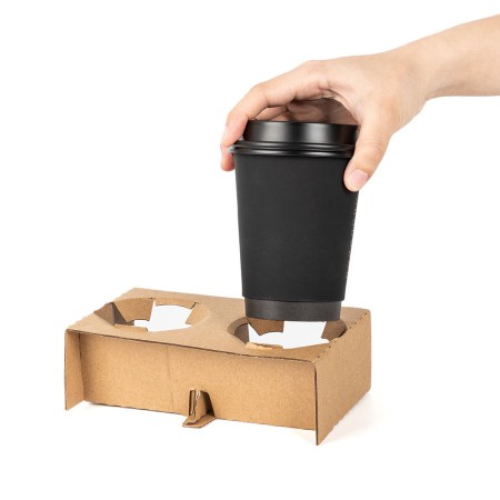 Corrugated Paper Cup Holders (CM-PCH-2) - Double Cups(Pack Of 250) - Image 7