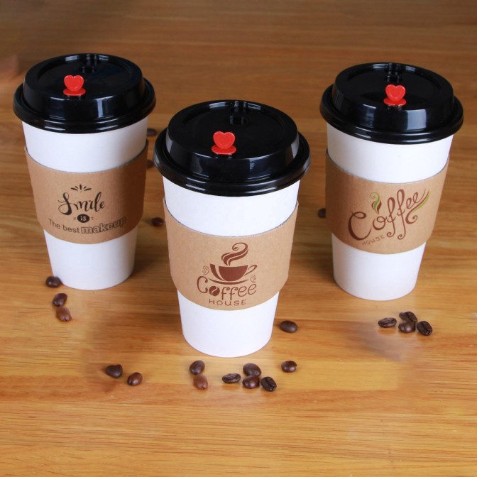 Paper Cup Sleeves - 14oz (Pack Of 250)