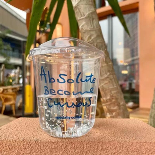 Plastic Cups & Lids (CM-PET-1) - 14oz-400ML (Pack of 250)