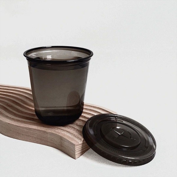 Plastic Cups & Lids (CM-PET-10) - 14oz-400ML (Pack of 250)