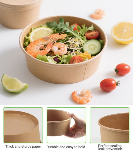 Paper Container (BD-PC-9) - 500ML (Pack of 250)