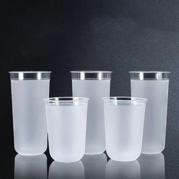 Plastic Cups & Lids (HY-PP-10) - 380ML (Pack of 250)