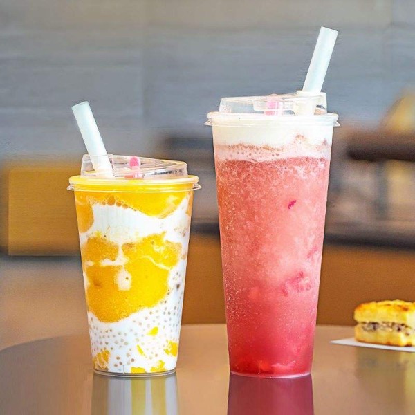 Plastic Cups & Lids (HY-PP-12) - 700ML (Pack of 250)