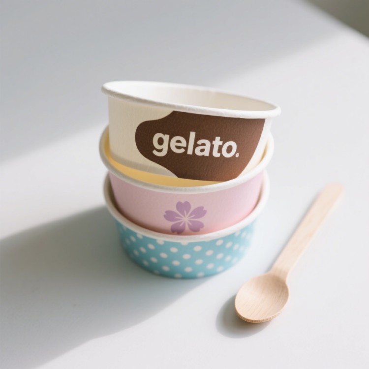 Ice Cream Cups (YC-ICC-12) - 10oz(A)-330ML (Pack of 250)