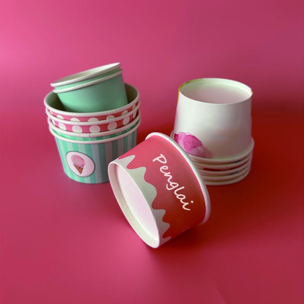 Ice Cream Cups (YC-ICC-13) - 10oz(B)-350ML (Pack of 250)