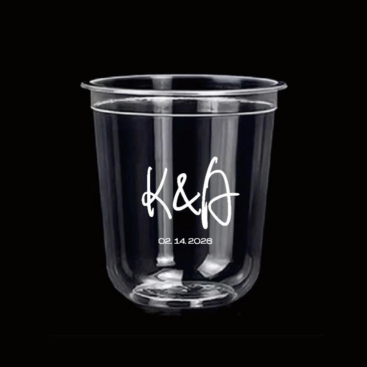 Plastic Cups & Lids (CM-PET-2) - 16oz-500ML (Pack of 250)