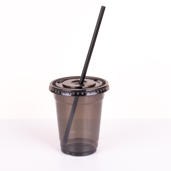 Plastic Cups & Lids (CM-PET-11) - 11oz-350ML (Pack of 250)