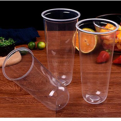 Plastic Cups & Lids (HY-PP-3) - 700ML (Pack of 250)