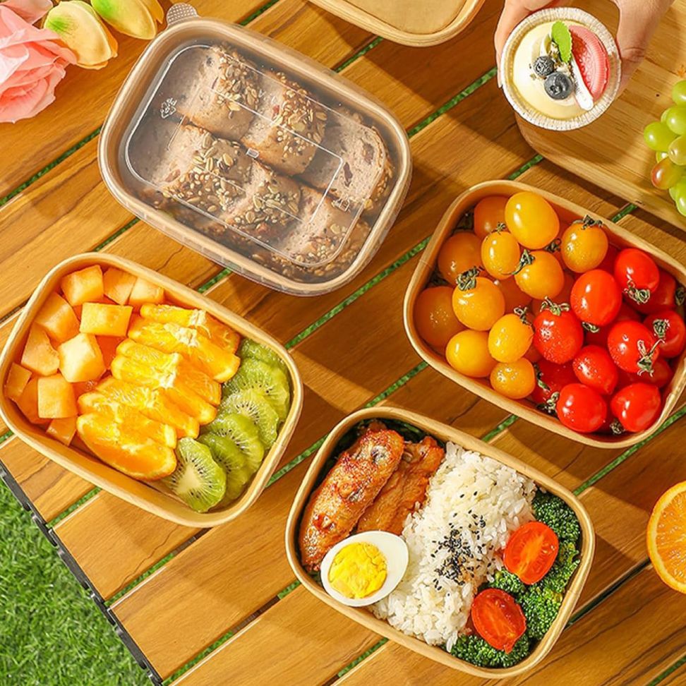 Square Paper Container (BD-SPC-3) - 750ML (Pack of 250)