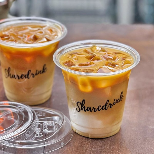 Plastic Cups & Lids (CM-PET-4) - 12oz-360ML (Pack of 250)