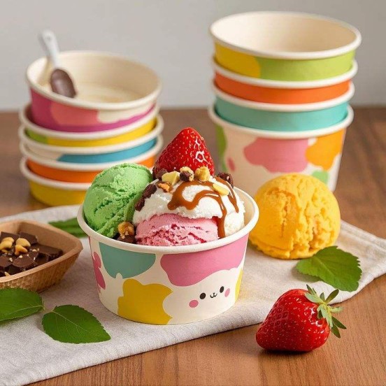 Ice Cream Cups (YC-ICC-6) - 4oz(B)-150ML (Pack of 250)