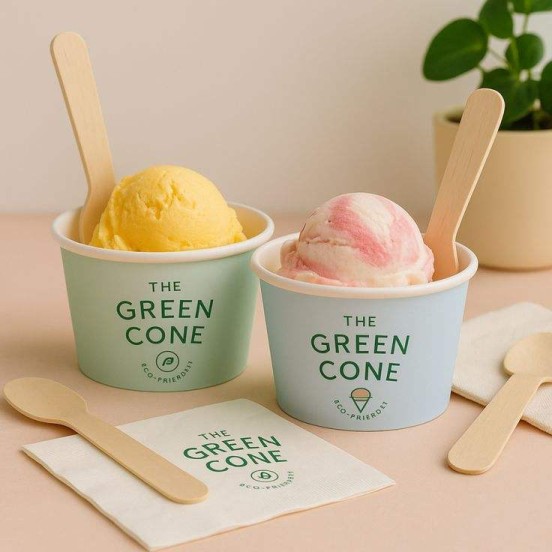 Ice Cream Cups (YC-ICC-8) - 6oz-200ML (Pack of 250)