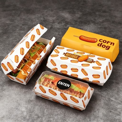 Hot Dog Boxes (CM-HDB-2) - (Pack Of 250) - Image 9