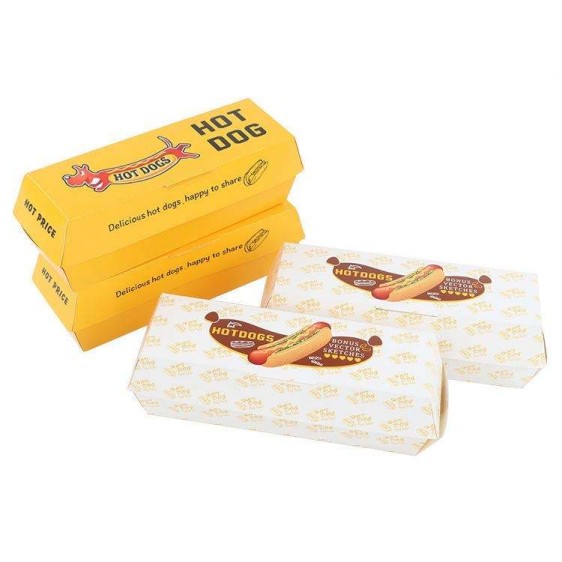 Hot Dog Boxes (CM-HDB-2) - (Pack Of 250) - Image 10
