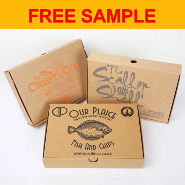 Fish & Chips Boxes 10 Inch (HY-FCB-2) - (Pack Of 250) - Image 6