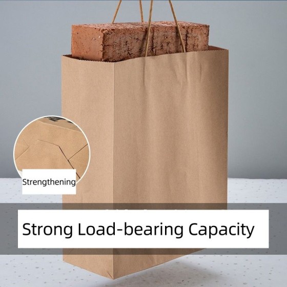 Paper Bags With Handle (CM-PBWH-3#) - (Pack Of 250) - Image 4