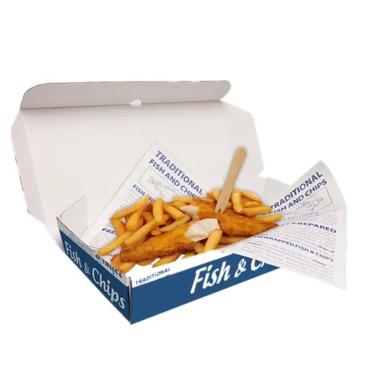 Fish & Chips Boxes 7 Inch (HY-FCB-1) - (Pack Of 250)