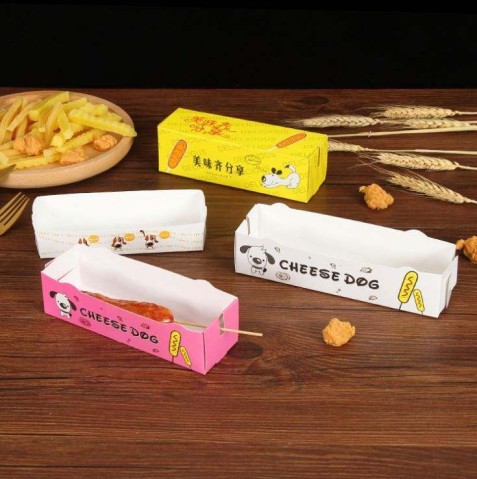 Hot Dog Boxes (CM-HDB-1) - (Pack Of 250)