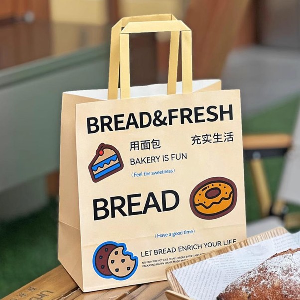 Paper Bags With Handle (CM-PBWH-13) - (Pack Of 250)