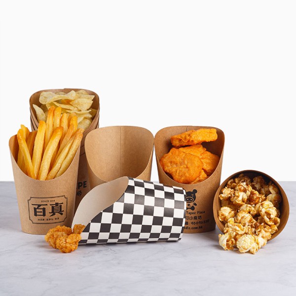 Fries Box & Container (HFYC-7) - L(20 oz) (Pack Of 250)